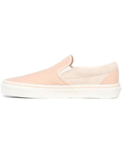 Vans Multi Woven Classic Slip-on Shoes Pink Y