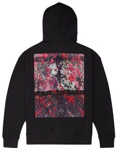 Converse X Shaniqwa Jarvis Pullover Crossover Back Flowers Printing Couple Style - Black