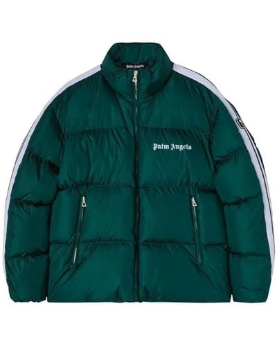 Palm Angels Classic Track Down Jacket - Green