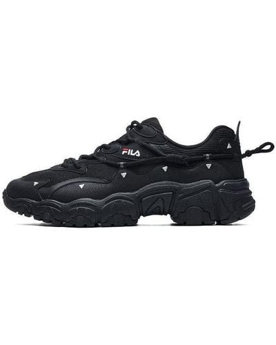 Fila Low Top Running Shoes - Black