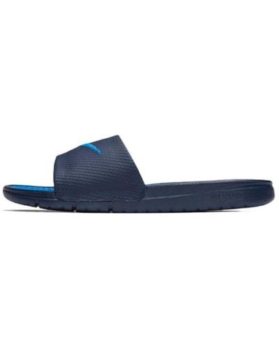 Nike Benassi Solarsoft Slide Sports Slippers Blue