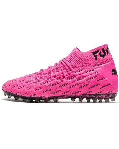 PUMA Future 6.1 Netfit Mg Football Shoes - Pink
