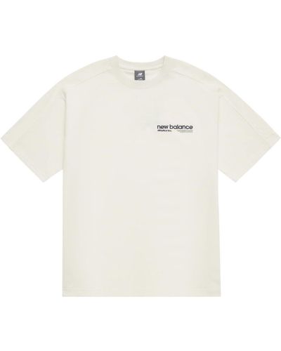 New Balance Wordmark Logo T-shirt - White