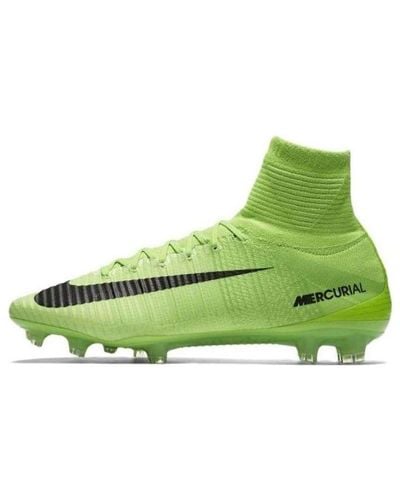 Nike Mercurial Superfly 5 Fg Scoccer Cleat - Green
