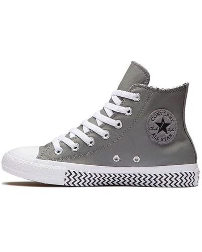 Converse Chuck Taylor All Star High Top Leather Gray