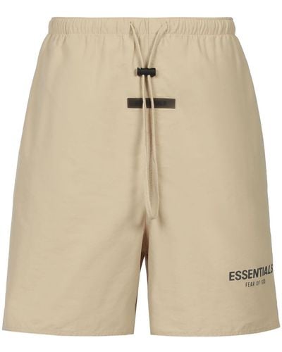 Fear Of God Fw21 Volley Shorts - Natural