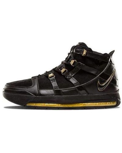 Nike Zoom Lebron 3 Qs "black / Metallic Gold" Shoes