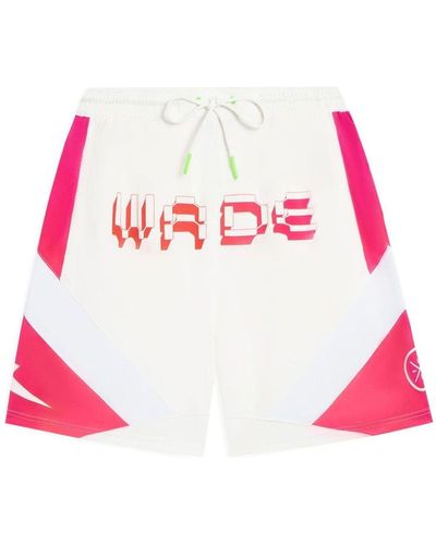 Li-ning Way Of Wade Logo Basketball Shorts - Pink