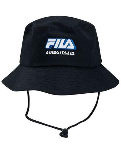 FILA FUSION Fila Logo Fisherman's Hat Embroidered Fisherman's Hat - Black
