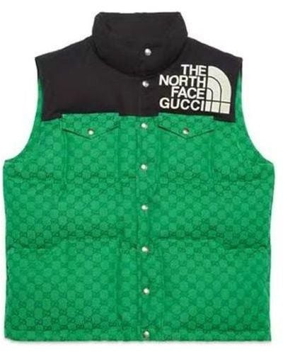 Gucci X The North Face Padded Vest - Green