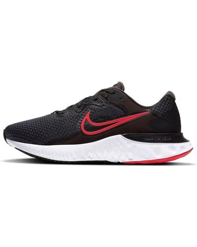 Nike Renew Run 2 Shoes Black - Red