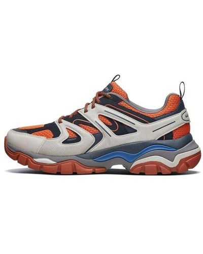 Skechers Stak-ultra Low-top Running Shoes Orange - Blue