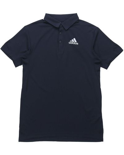 adidas Htrdy M Pl2 Sl Tennis Sports Polo Shirt - Blue