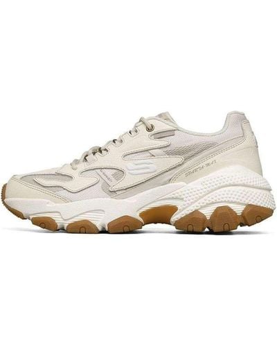 Skechers D Lites Outdoor Vntg Chunky Shoes White