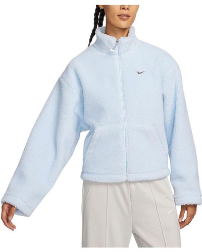 Nike Sportswear Faux Sherpa Jacket - Blue