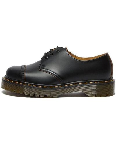 Dr. Martens 1461 Bex Made In England Toe Cap Shoes - Black