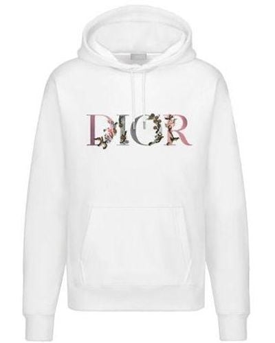 Dior Oblique Hooded Sweatshirt Relaxed Fit OffWhite Terry Cotton Jacquard DIOR US #18 Dior Oblique Hooded Sweatshirt Relaxed Fit OffWhite Terry Cotton Jacquard DIOR US