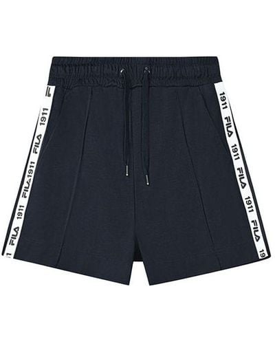 Fila Shorts Women Small Gray Casual Outdoor Sleepwear Swoosh Logo