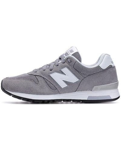 New Balance 565 Series Gray D Wide - White