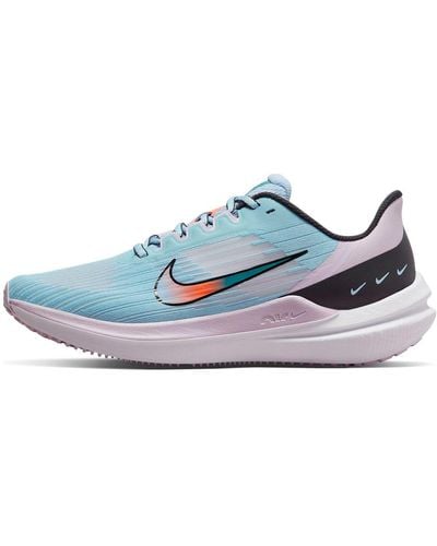 Nike Air Winflo 9 Low Top Pink - Blue