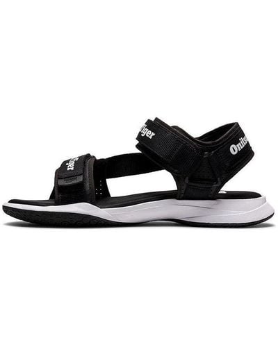Onitsuka Tiger Ohbori Strap Sandals - Black