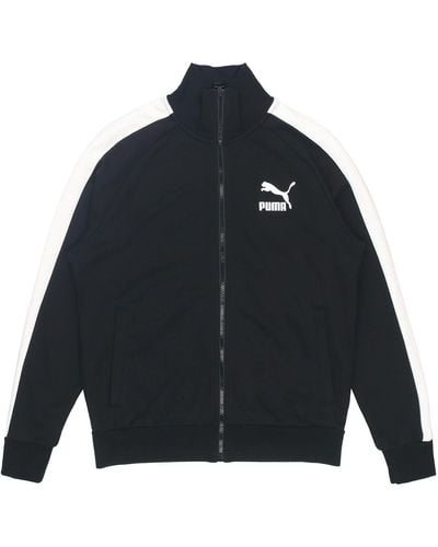 PUMA Casual Sports Splicing Classic Stand Collar Jacket - Black