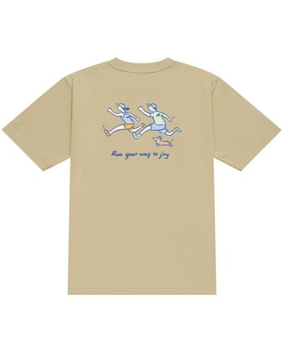 New Balance Running Graphic T-shirt - Natural