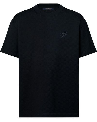 Louis Vuitton Damier Cotton Pique T-shirt - Black