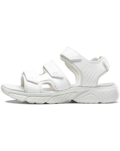 Reebok Hyperium Sandal Velcro Open Toe Flat Heel Sports Sandals - White
