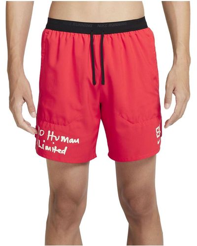Nike Dri-fit Stride Kipchoge Brief-lined Running Shorts - Red