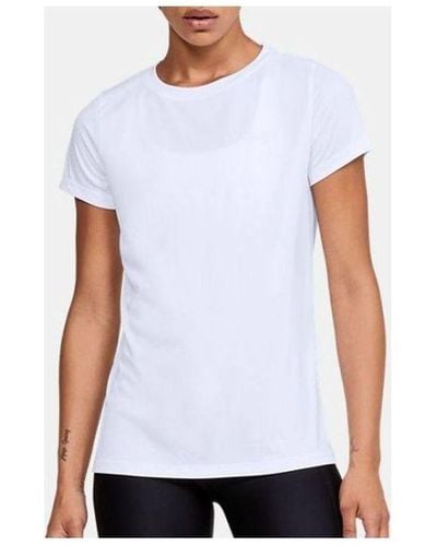 Under Armour Velocity Solid Crew Short Sleeve T-shirt - White