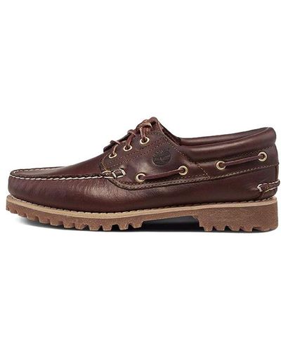 Timberland Heritage Lace Up Boat - Brown