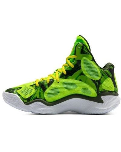 Under Armour Curry Spawn Flotro Basketball Shoes - Green