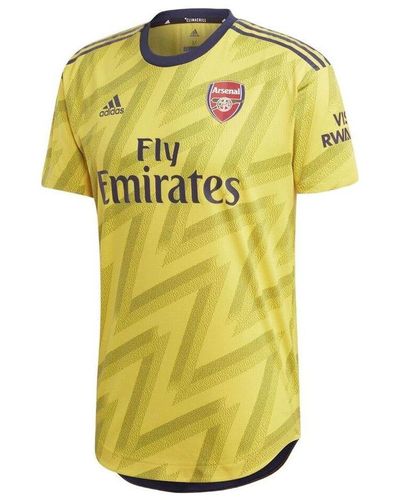 adidas Arsenal Away Authentic Jersey - Yellow