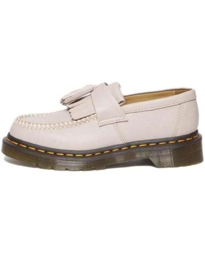 Dr. Martens Adrian Virginia Leather Tassel Loafers - White