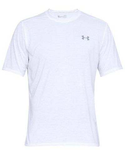 Under Armour Ua Siro Ss Casual Sports Breathable Training Round Neck Short Sleeve - White