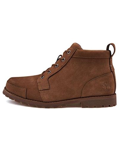 Timberland Earthkeepers Leather Chukka Boots - Brown
