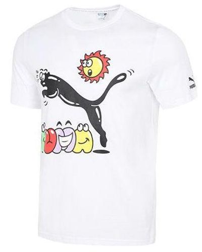PUMA Summer Streetwear T-shirt - White