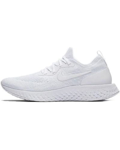 Nike Epic React Flyknit Sneakers - White