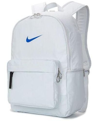 Nike Heritage Winterized Eugene Series Brand Logo Casual Solid Color Zipper  Backpack Black | Lyst
