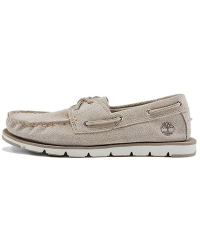 Timberland Camden Falls Suede Boat White - Gray