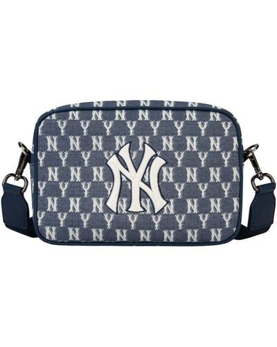 MLB Monogram Ny New York Yankees Crossbody Bag - Blue