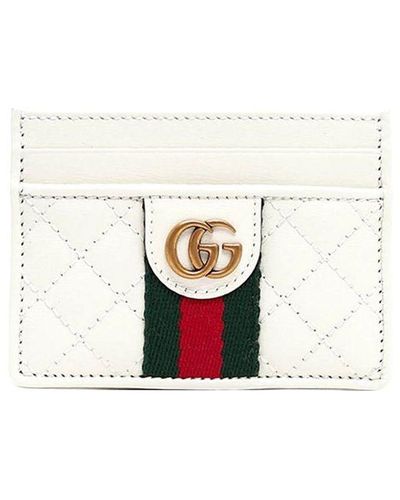 Gucci Cowhide Card Package White