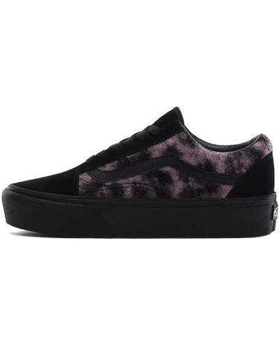 Vans Mix Leopard Old Skool Platform Black