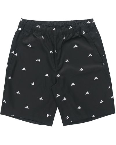 adidas M Short Gen Aop Logo Printing Sports Shorts - Black