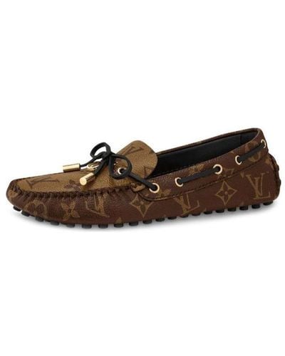 Louis Vuitton Gloria Flat Loafers - Brown