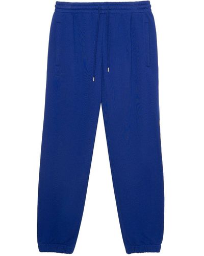 Gucci Tiger Cotton jogging Pant - Blue