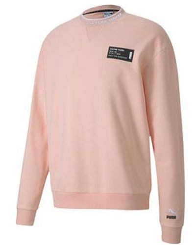 PUMA Culture Maker Knitted Collar Pullover - Pink