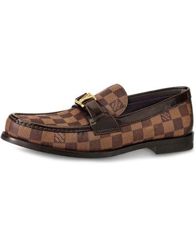 Louis Vuitton Lv Major Loafers - Brown