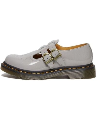 Dr. Martens 8065 Patent Leather Mary Jane - Gray